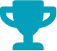 blue trophy logo transparent background