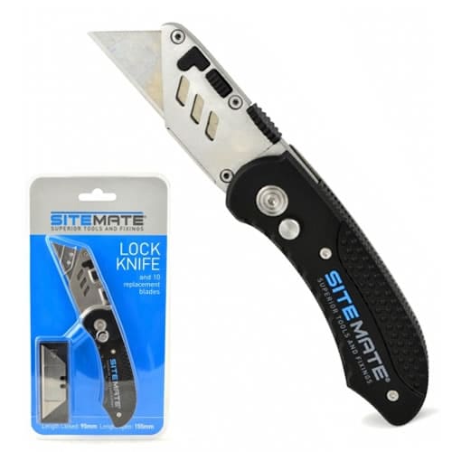 Sitemate Locking Knife with 10 Blades