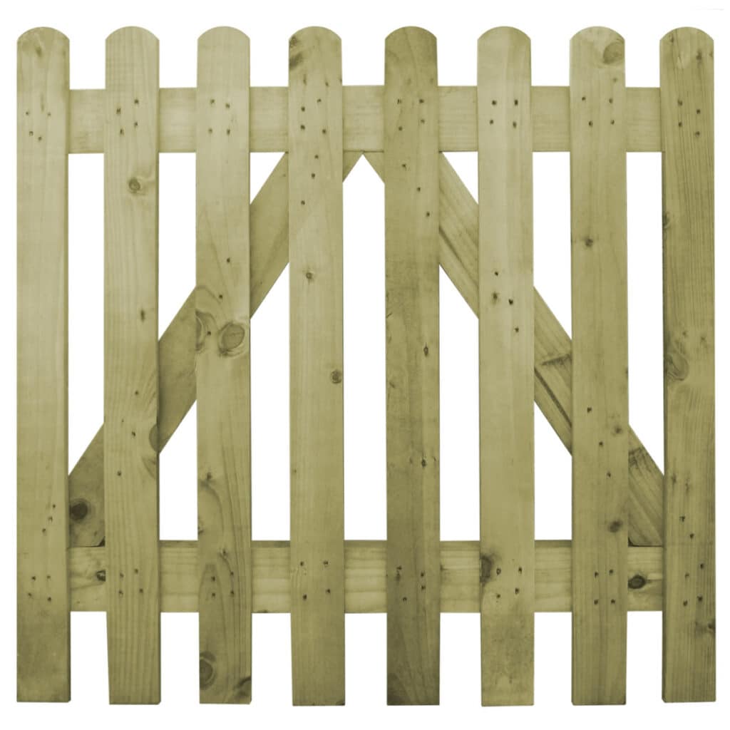 Picket Garden Gate with Rounded Tops from Grangewood Fencing