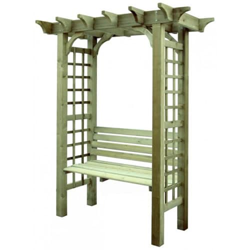 Woodford Heavy Duty Arbour – Pressure Treated Green