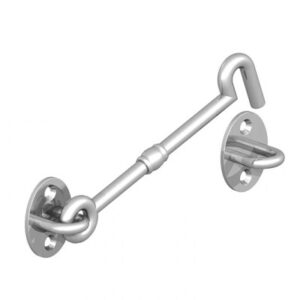 6" cabin hook for gates - galvanised silver
