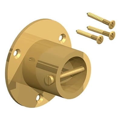 Brass Decorative End for Rope Handrail