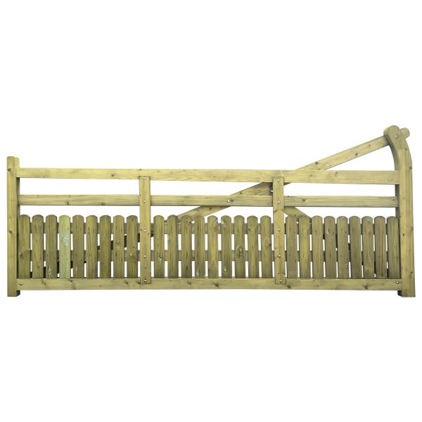 Treated Closed Goose Neck Gate Grangewood Fencing Supplies Ltd